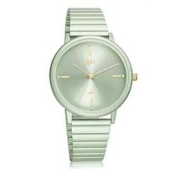 Fastrack Vyb Bliss Quartz Analog Mint Green Dial Stainless Steel Strap Watch for Women FV60021KM01W