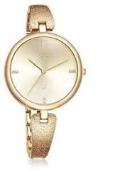 Fastrack Vyb Diva Quartz Analog Rose Gold Dial Metal Strap Watch for Girls FV60005WM01W