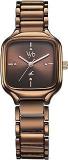 Fastrack Vyb Minimalist 2.0 Quartz Analog Coffee Dial Brown Strap Watch for Women_FV60024QM01W