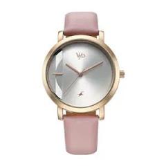 Fastrack Vyb Siren 2.0 Quartz Analog Rose Gold Dial Rose Gold Strap Watch for Women_FV60029WL02W