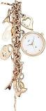 Fastrack Vyb Siren Quartz Analog White Dial Rose Gold Chain Strap Watch For Women FV60047WM01W