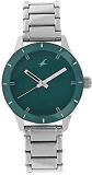 Fastrack Watch For Women NK6078SM01 Stylish Women Green Dial Silver Watch For Women