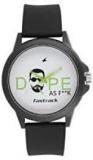 Fastrack White Dial Analogue Black Silicone Strap Watch For Unisex_38024Pp34