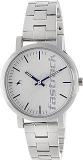 Fastrack White Dial Silver Band Analog Stainless Steel Watch For Women NR68010SM01