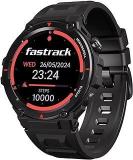 Fastrack Xtreme PRO Smartwatch With 1.43 Inch AMOLED Display With 466 * 466 Pixel Resolution|SingleSync BT Calling|AI Voice Assistant|100+ Sports Modes And Watchfaces|Upto 5 Day Battery|IP68