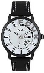 FCUK Analog White Dial Men's Watch FK0005E