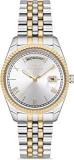 Ferro Analog Round Dial Women's Watch With Fluted Bezel