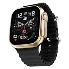 Fire Boltt Gladiator 1.96 inch Biggest Display Smart Watch with Bluetooth Calling, Voice Assistant &123 Sports Modes, 8 Unique UI Interactions, SpO2, 24/7 Heart Rate Tracking Gold Black