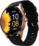 Fire Boltt Invincible Plus 1.43 inch AMOLED Display Smartwatch with Bluetooth Calling, TWS Connection, 300+ Sports Modes, 110 in Built Watch Faces, 4GB Storage & AI Voice Assistant Gold Black