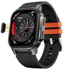 Fire Boltt Snapp Smart Watch, Selfie Camera, 4G Nano SIM Slot, 54.1mm AMOLED Display, Play Store Unlimited apps, 1000mAh Battery, 2GB/4GB RAM + 16GB/64GB ROM Archaic Black