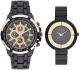 Fluid Analog Black Dial Unisex Adult Watch FLPR 001 BK CP 004 BK01