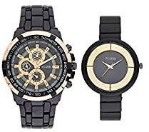 Fluid Analog Black Dial Unisex Adult Watch FLPR 001 BK CP 004 BK01