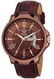 Fogg Brown Day And Date Men's Watch 1164 BR