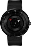 Xforia Analogue Unisex Watch Black Dial Black Colored Strap