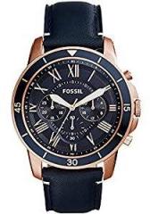 Fossil Analog Blue Men Watch FS5237