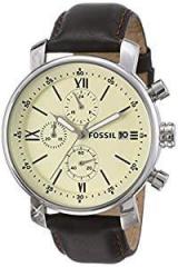 Fossil Analog Off White Men Watch BQ1007