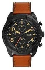 Fossil Bronson Analog Black Dial Men's Watch