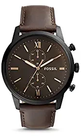 Fossil Chronograph Watch Brown Dial & Strap