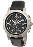 Fossil Dean Chronograph Black Dial Men's Watch FS4545