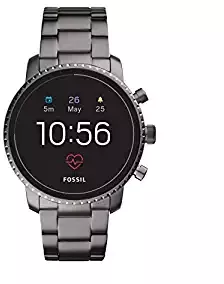 Fossil Explorist Hr Black Dial Men's Smart Watch FTW4012