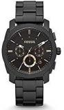 Fossil FS4682 Machine Black Dial Chronograph Watch For Men