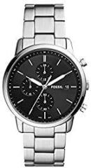 Fossil Minimalist Analog Black Dial Men's Watch FS5847