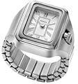 Fossil Raquel Watch Ring Silver ES5344