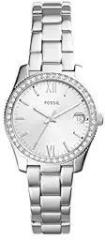 Fossil Scarlette Analog Silver Dial Women's Watch ES5262