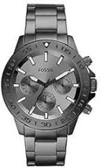 Fossil Stainless Steel Bannon Analog Gray Dial Men's Watch Bq2491