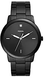 Fossil The Minimalist 3h Analog Black Dial Men's Watch FS5455