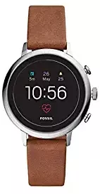 Women's Gen 4 Venture HR Heart Rate Stainless Steel Touchscreen Smartwatch, Color: Silver Model: FTW6013