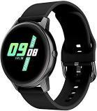 French Connection R3 Color : Black Touch Screen Unisex Metal Case Smartwatch With Heart Rate & Blood Pressure Monitoring, Upto 10 Days Active Battery Life