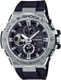 G Shock G Steel Pour Des Hommes Montre Analog Men's Watch Black Dial Black Coloured Strap