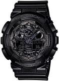 G Shock World time Analog Digital Black Dial Men's Watch GA 100CF 1ADR G520