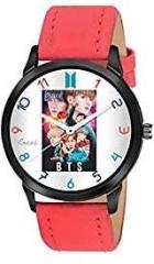 Generic Black BTS 3 Boy's and Girl's Analog Watch