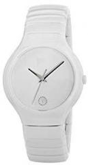 Generic LA ELLITE J Analogue Unisex Watch White Dial Black Colored Strap RCX109