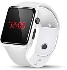 Generic Zaha Generation Digital Square LED Watch for Kids White