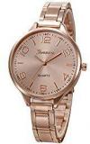 Geneva Platinum Rose Gold Analogue Watch For Women & Girls GP 383