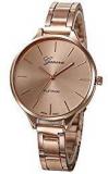 Geneva Platinum Women's Analogue Watch Rose Gold, 409