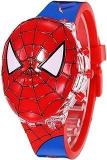 GLENVIT X Kids Edition Spiderman/Frozen/Ben 10 / Hello Kitty Digital Watch For Kids With Disco LED Lights Boys & Girls Kids Watch Boys And Girls