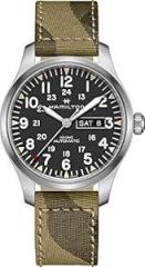 Hamilton Men's Khaki Field Automatic Black Dial Watch