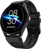 Hammer Cyclone 1.39 inch Round Dial Rotating Crown Smart Watch with Calling Function, High Refresh Rate, Multi Sports Modes, Spo2, HR, Voice Assistant Midnight Black