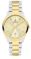 HANOWA Analog Yellow Gold Dial Unisex's Watch HAWUH0001760