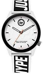 hype Analog White Dial Unisex's Watch HYU018BW