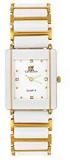 IIk Collection Watches Rectangular Analogue White Dial Unisex Watch IIK 082M