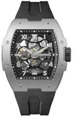 Ingersoll The Play Mens 45mm Automatic Watch with Skeleton Dial and PU Strap