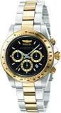 Invicta Speedway Unisex Wrist Watch Stainless Steel Quartz Black Dial 9224