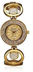 jainx Bride Golden Dial Analog Watch for Women & Girls JW512