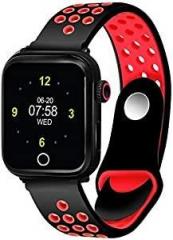 jainx Multifunctional Black & Red Smart Fitness Tracker Unisex Band Watch JS1303