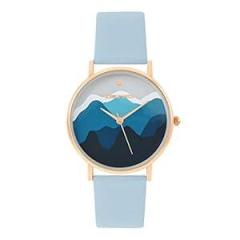 Joker & Witch Blue Blue Faux Leather Analogue Watch for Women